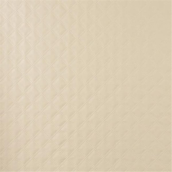 Designer Fabrics Designer Fabrics G352 54 in. Wide Off White; Matte Diamonds Upholstery Faux Leather G352